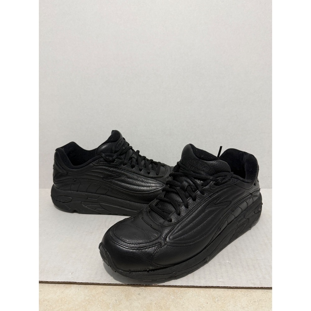 Brooks Addiction Walker Women 11.5 Black Leather Walking Shoes 12007001